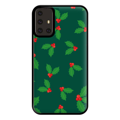 Holly - Christmas Patterns Phone Case for Galaxy A71