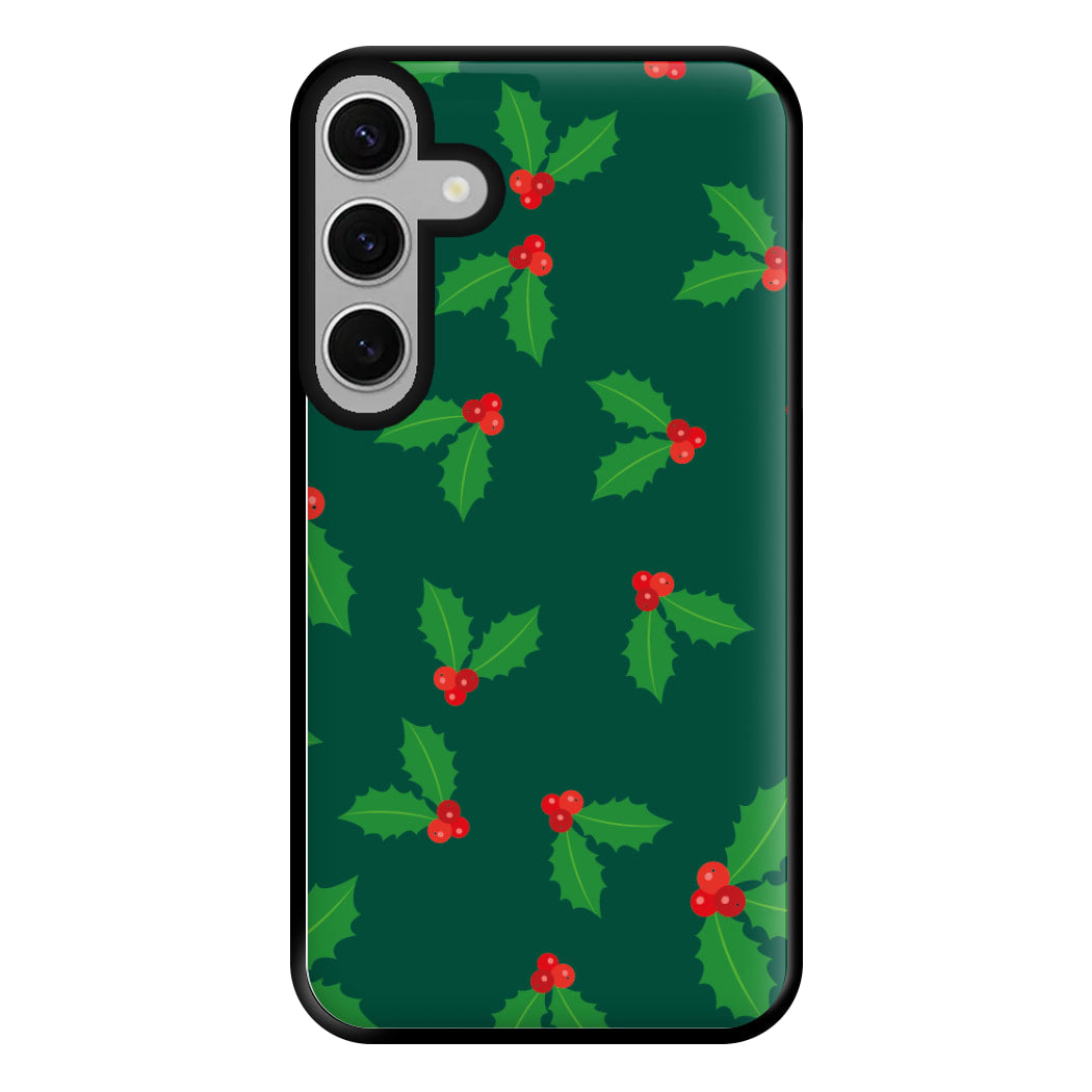 Holly - Christmas Patterns Phone Case for Galaxy S24FE