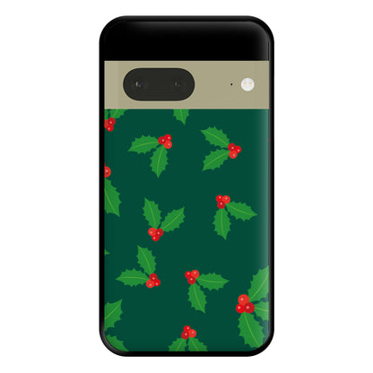 Holly - Christmas Patterns Phone Case for Google Pixel 7a