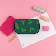 Holly - Christmas Patterns Pencil Case 3