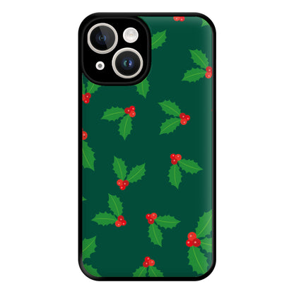 Holly - Christmas Patterns Phone Case for iPhone 14