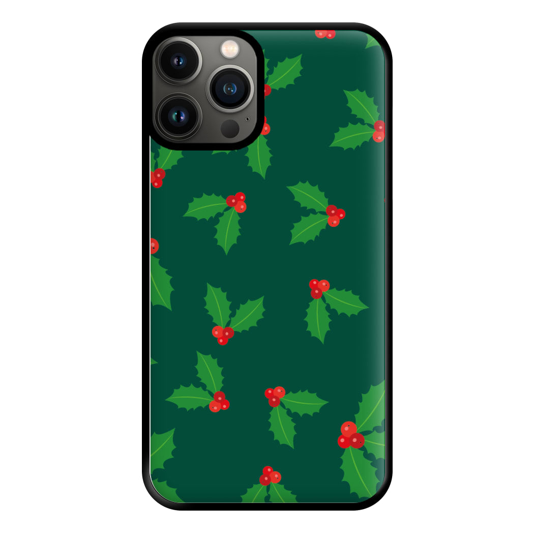 Holly - Christmas Patterns Phone Case for iPhone 11 Pro Max