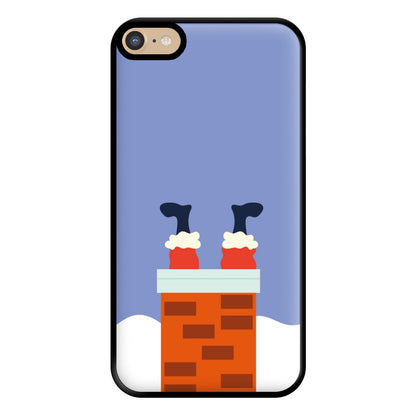 Santa Stuck In A Chimney - Christmas Phone Case for iPhone 6 Plus / 7 Plus / 8 Plus