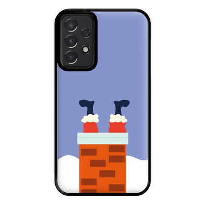 Santa Stuck In A Chimney - Christmas Phone Case for Galaxy A52 / A52s