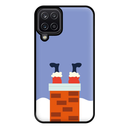 Santa Stuck In A Chimney - Christmas Phone Case for Galaxy A12