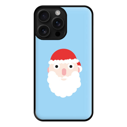 Santa's Face - Christmas Phone Case for iPhone 16 Pro Max