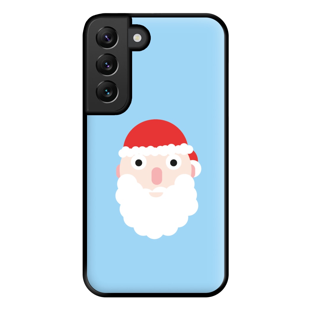 Santa's Face - Christmas Phone Case for Galaxy S22 Plus