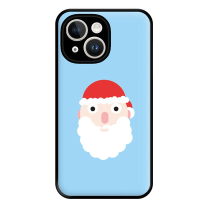 Santa's Face - Christmas Phone Case for iPhone 14 Plus