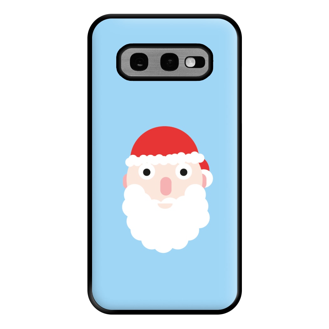 Santa's Face - Christmas Phone Case for Galaxy S10e