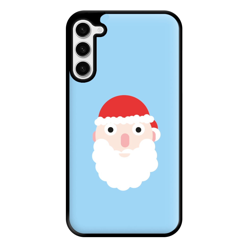 Santa's Face - Christmas Phone Case for Galaxy S23 Plus