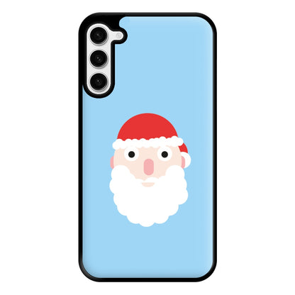 Santa's Face - Christmas Phone Case for Galaxy S23 Plus