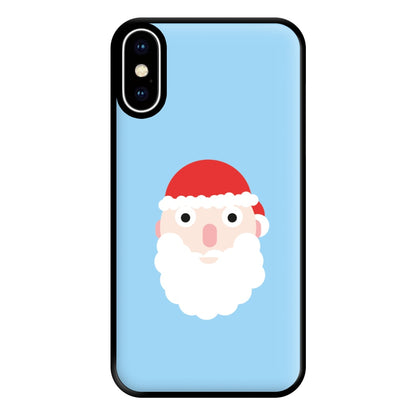 Santa's Face - Christmas Phone Case for iPhone XS Max