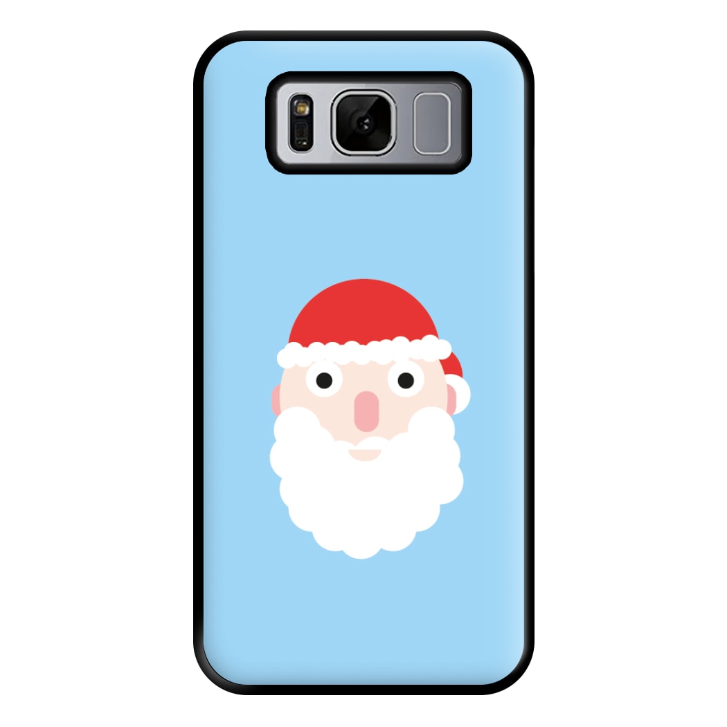 Santa's Face - Christmas Phone Case for Galaxy S8 Plus