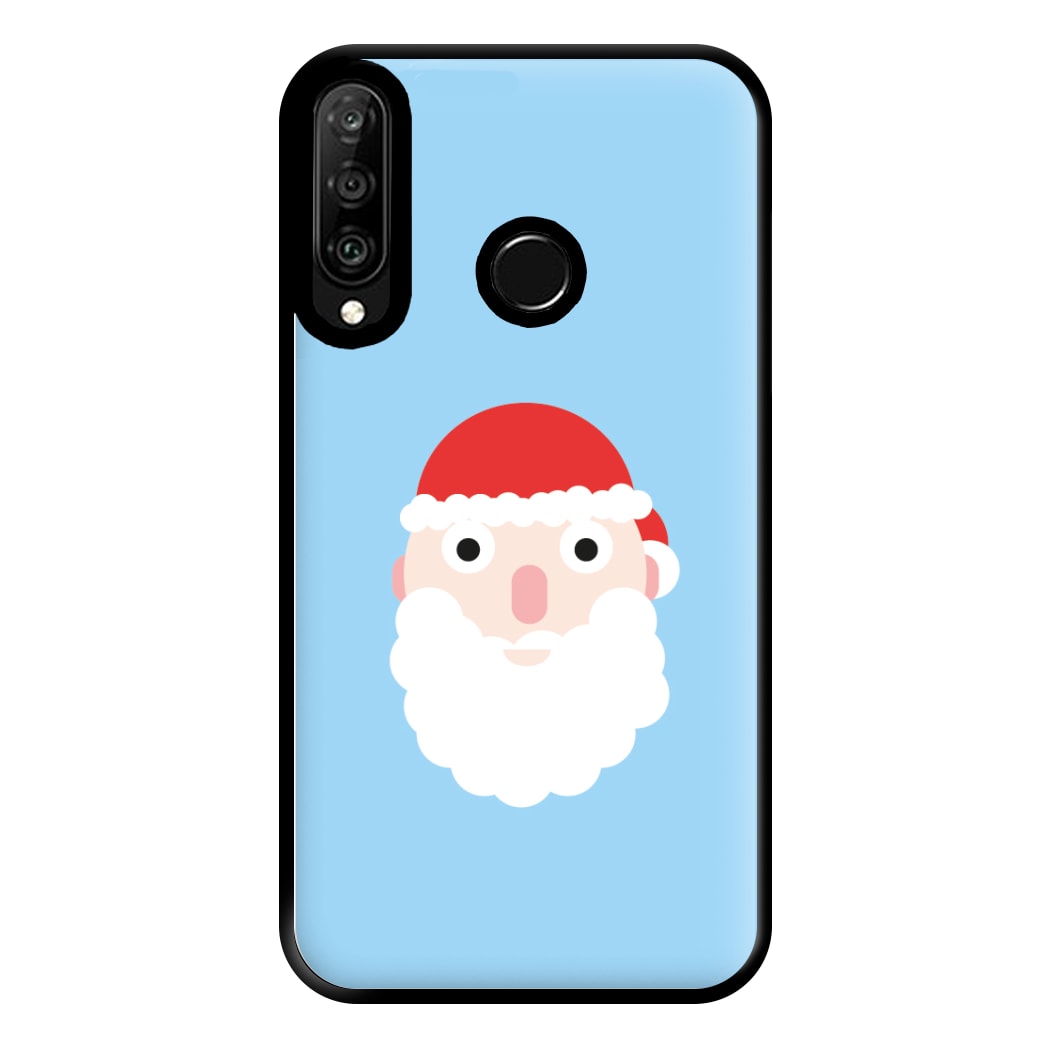 Santa's Face - Christmas Phone Case for Huawei P30 Lite