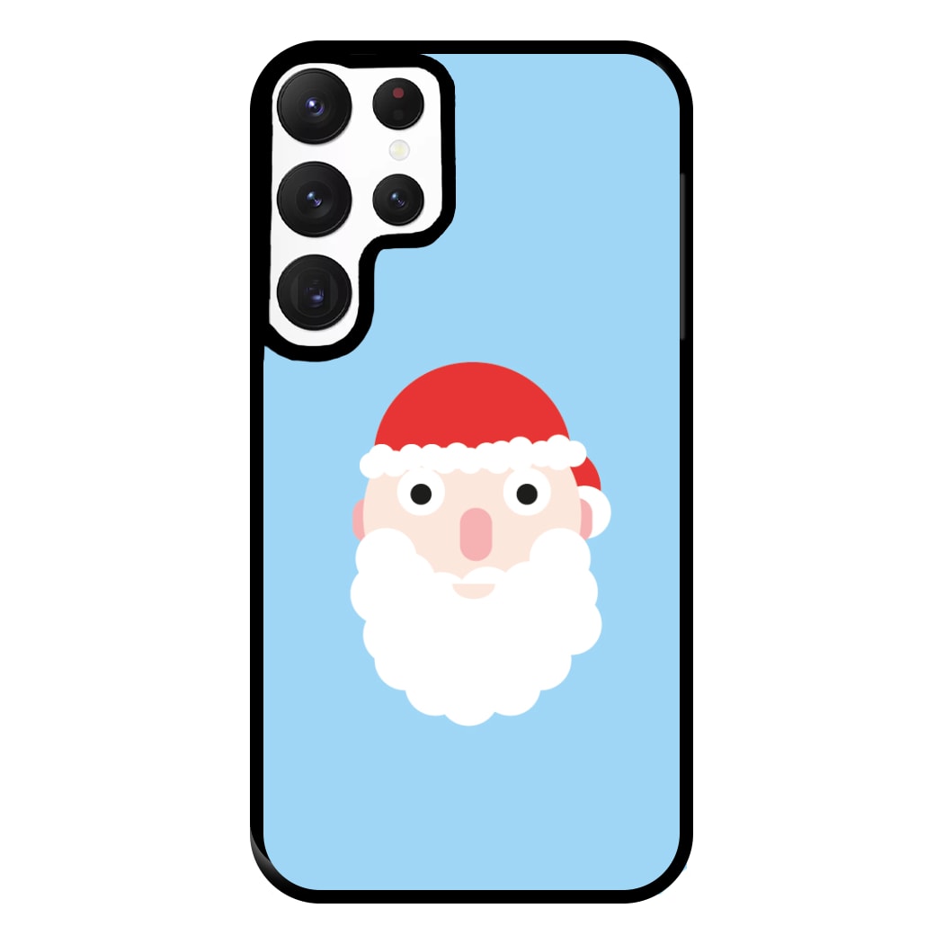 Santa's Face - Christmas Phone Case for Galaxy S22 Ultra