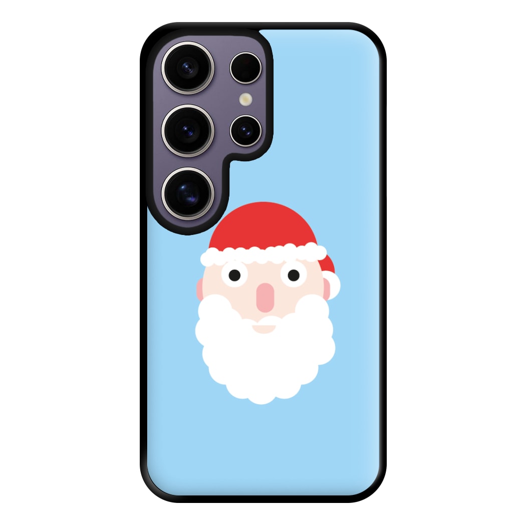 Santa's Face - Christmas Phone Case for Galaxy S25 Ultra