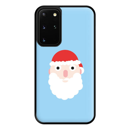 Santa's Face - Christmas Phone Case for Galaxy S20 Plus