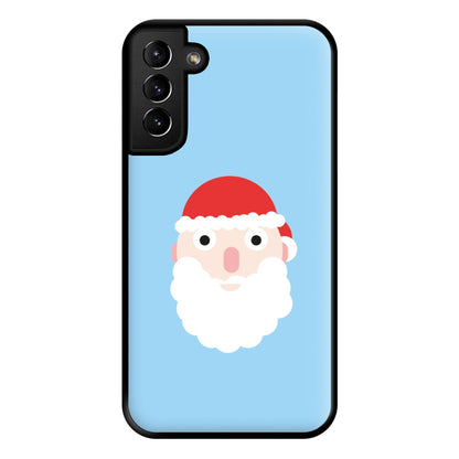 Santa's Face - Christmas Phone Case for Galaxy S21 Plus