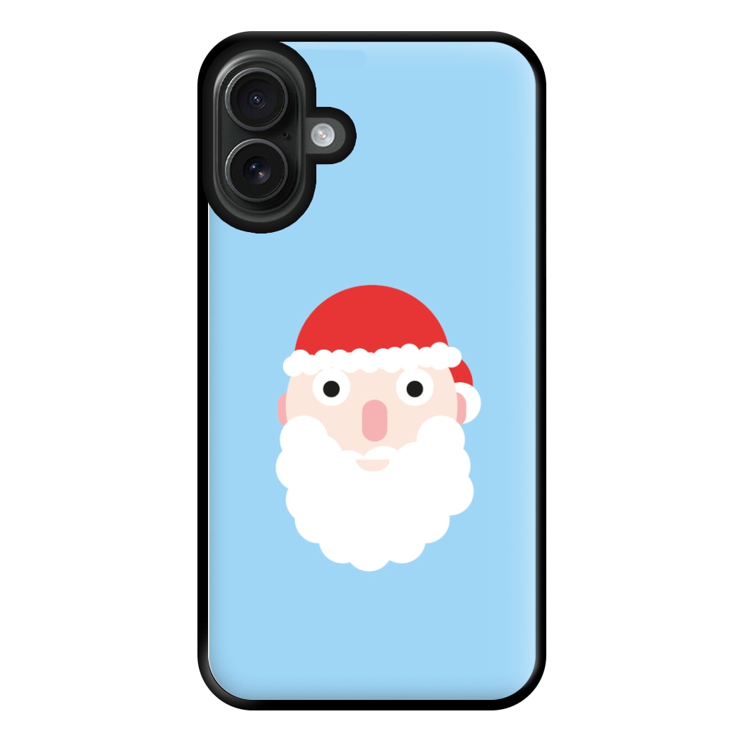 Santa's Face - Christmas Phone Case for iPhone 16 Plus