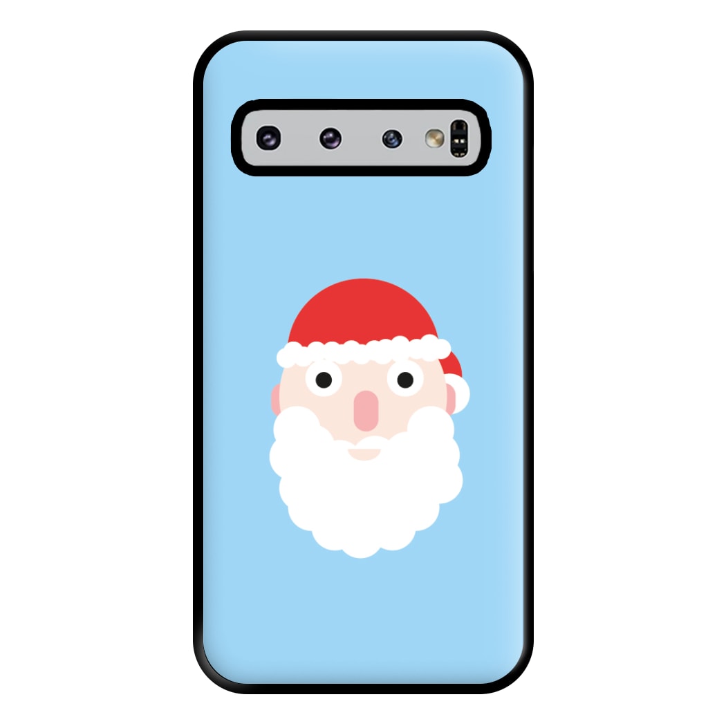 Santa's Face - Christmas Phone Case for Galaxy S10 Plus