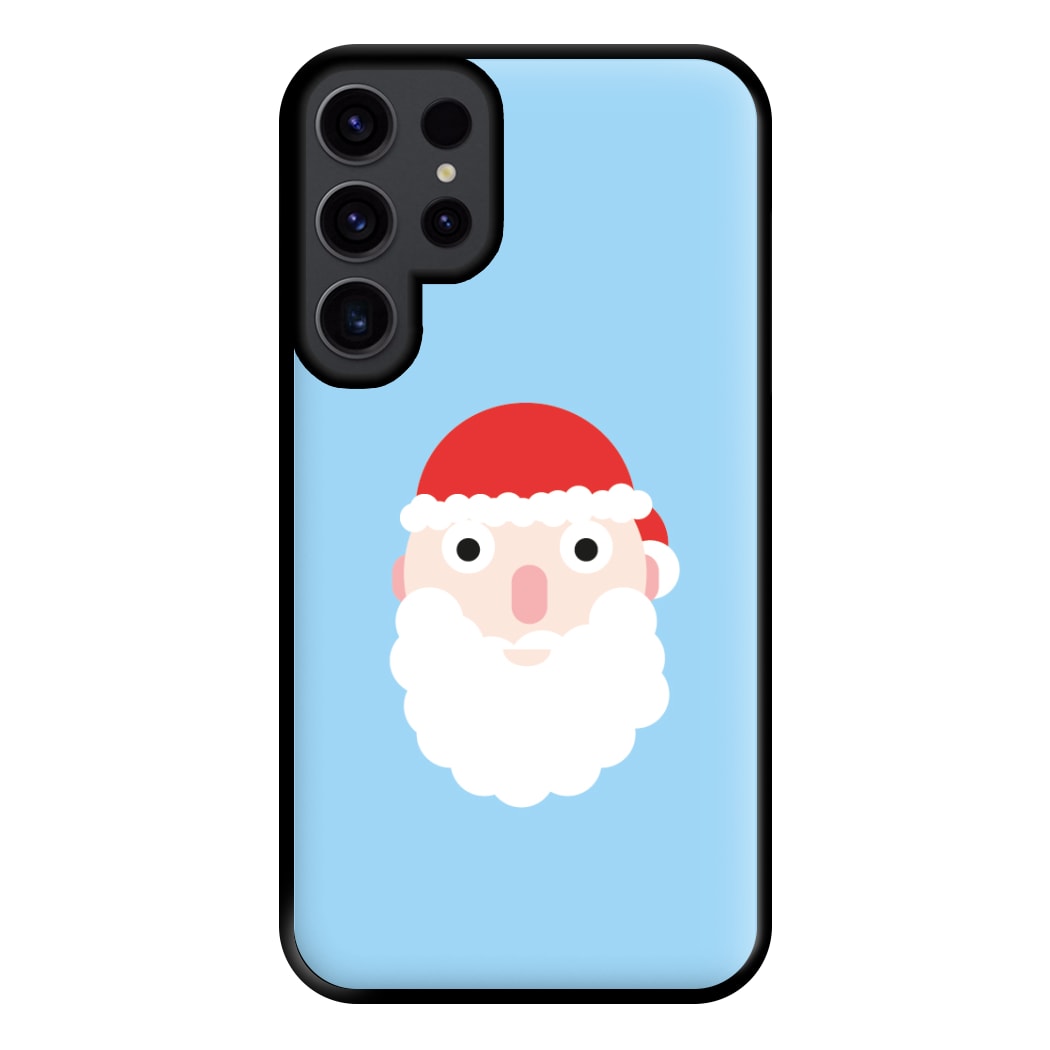 Santa's Face - Christmas Phone Case for Galaxy S23 Ultra