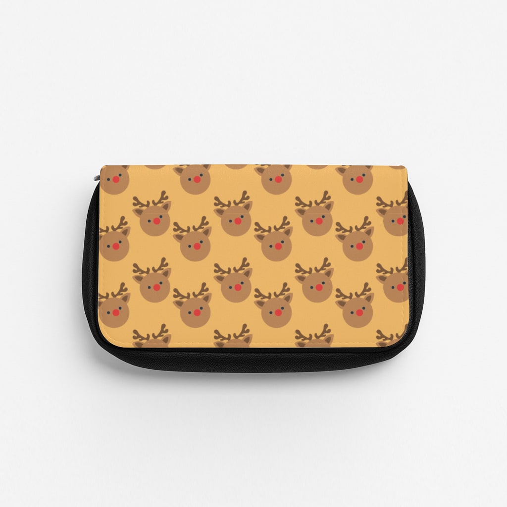 Rudolph Pattern - Christmas Patterns Pencil Case