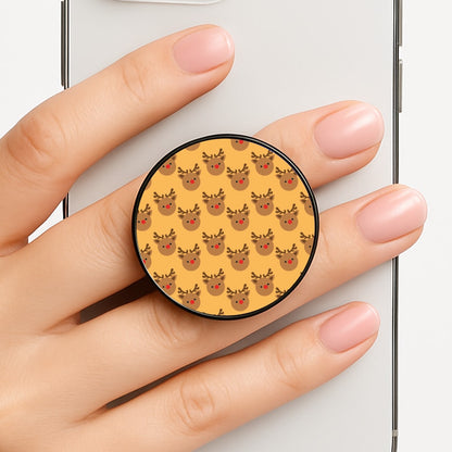 Rudolph Pattern - Christmas Patterns Phone Grip