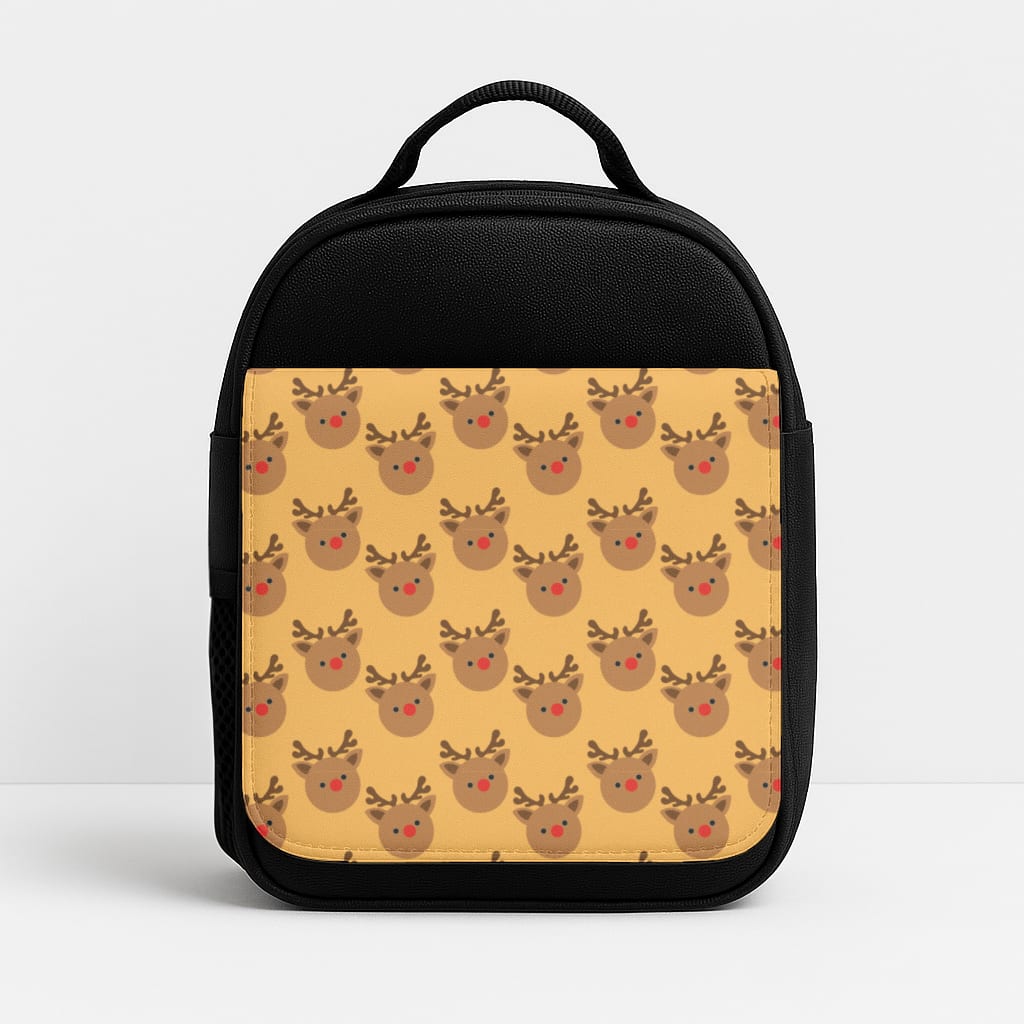 Rudolph Pattern - Christmas Patterns Lunchbox