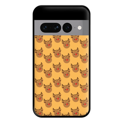 Rudolph Pattern - Christmas Patterns Phone Case for Google Pixel 7 Pro