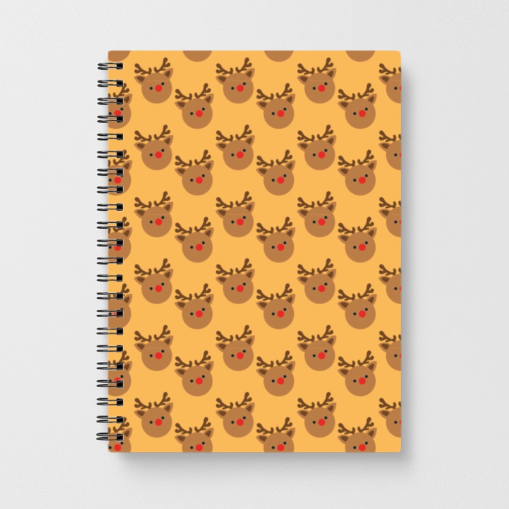 Rudolph Pattern - Christmas Patterns Notebook
