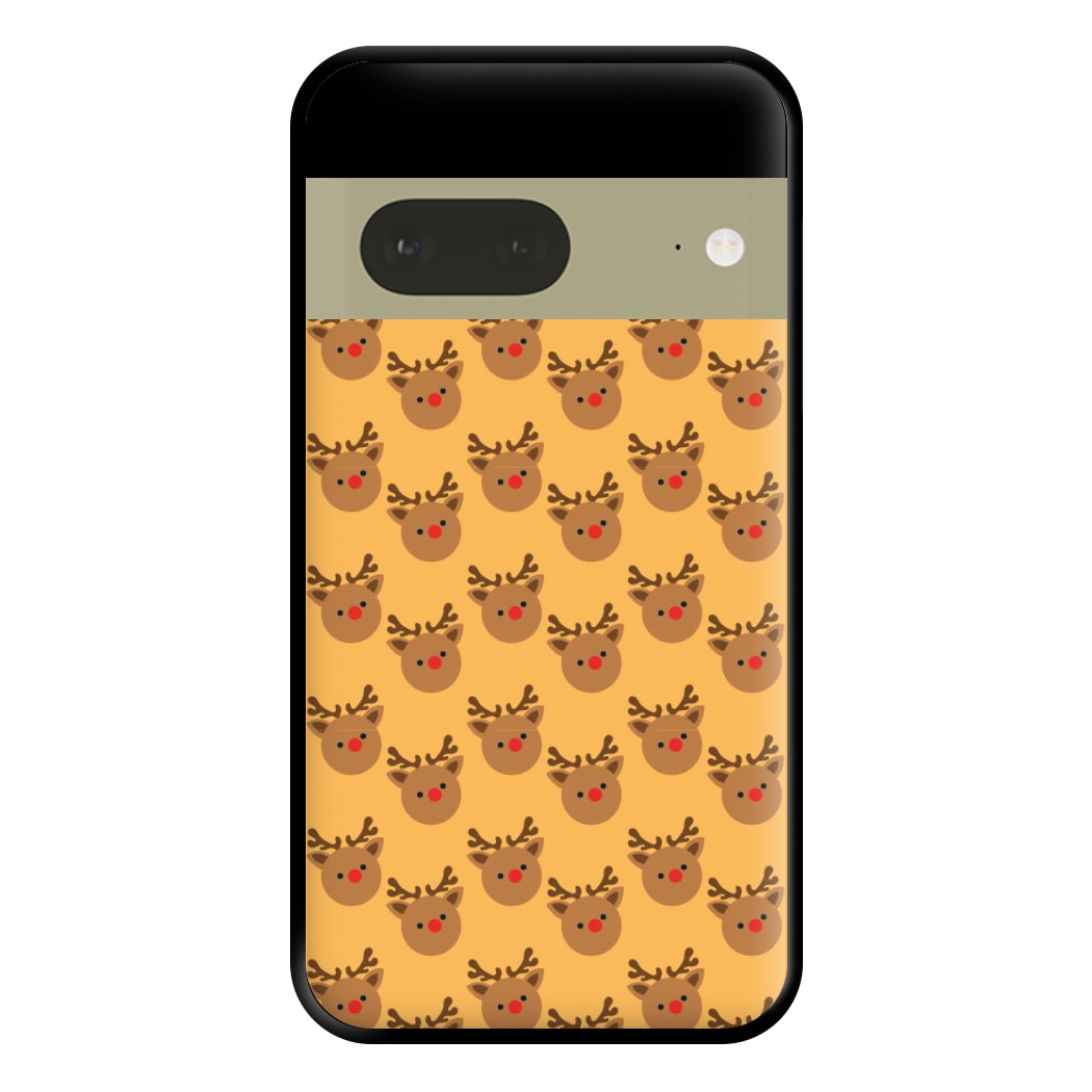 Rudolph Pattern - Christmas Patterns Phone Case for Google Pixel 7a