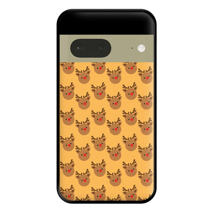 Rudolph Pattern - Christmas Patterns Phone Case for Google Pixel 7a