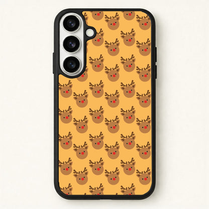 Rudolph Pattern - Christmas Patterns Phone Case for Galaxy S26