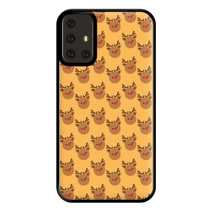 Rudolph Pattern - Christmas Patterns Phone Case for Galaxy A71