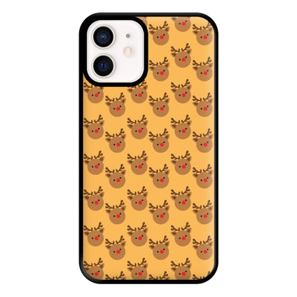 Rudolph Pattern - Christmas Patterns Phone Case for iPhone 12 Mini