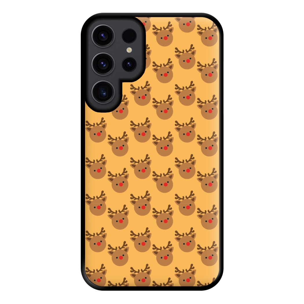 Rudolph Pattern - Christmas Patterns Phone Case for Galaxy S23 Ultra