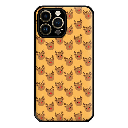 Rudolph Pattern - Christmas Patterns Phone Case for iPhone 14 Pro Max