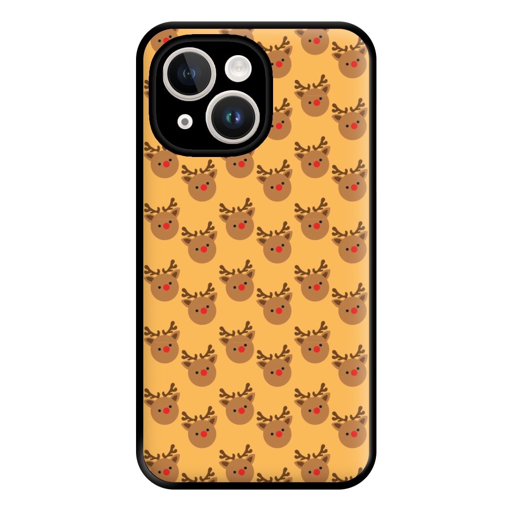 Rudolph Pattern - Christmas Patterns Phone Case for iPhone 14 Plus