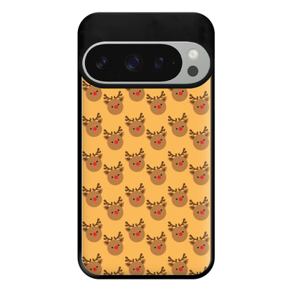 Rudolph Pattern - Christmas Patterns Phone Case for Google Pixel 9 Pro XL