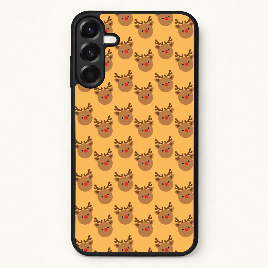 Rudolph Pattern - Christmas Patterns Phone Case for Galaxy A17