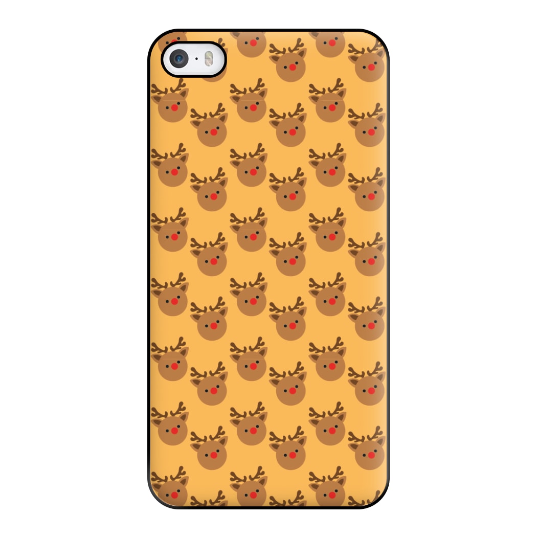 Rudolph Pattern - Christmas Patterns Phone Case for iPhone 5 / 5s / SE 2016