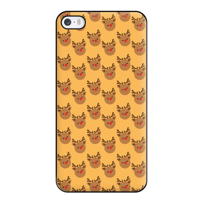 Rudolph Pattern - Christmas Patterns Phone Case for iPhone 5 / 5s / SE 2016