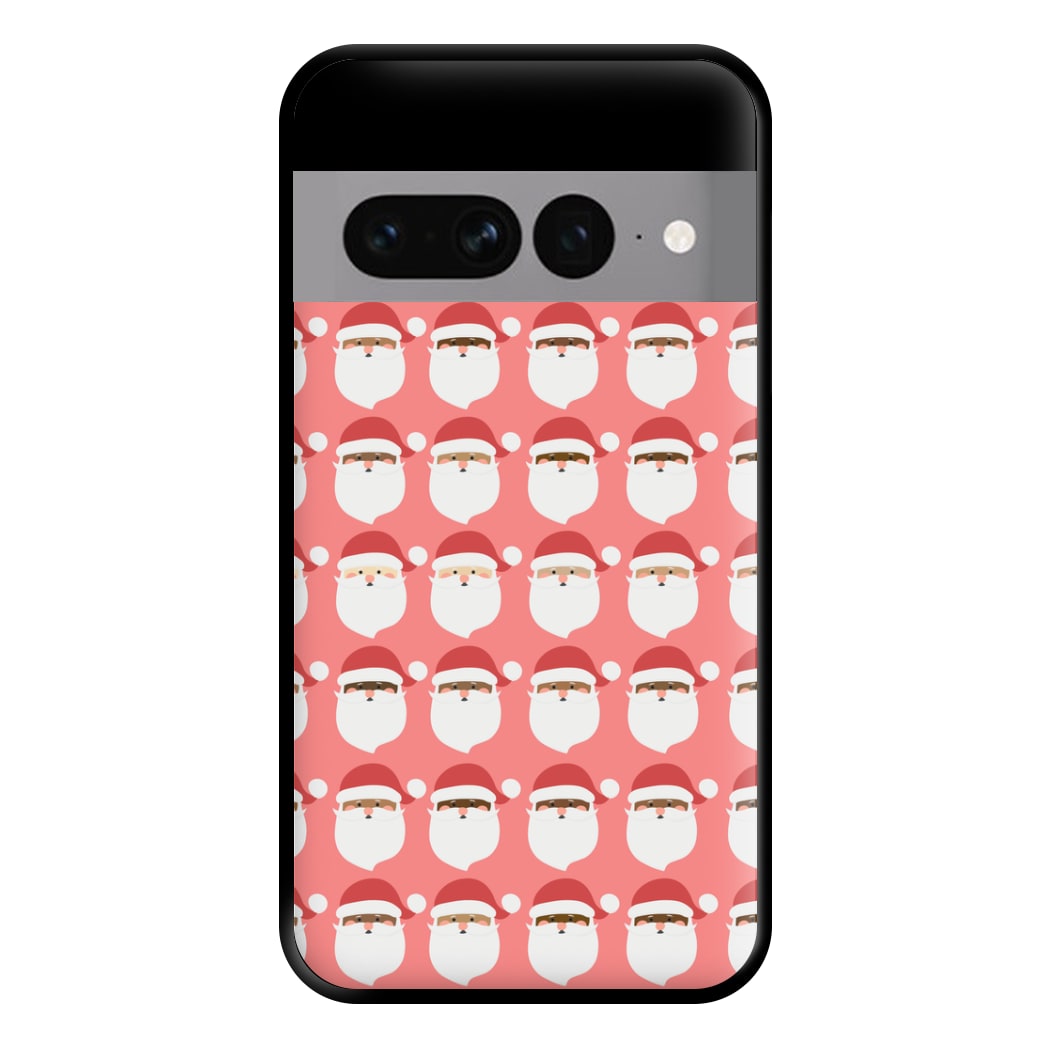 Santa Pattern - Christmas Patterns Phone Case for Google Pixel 7 Pro