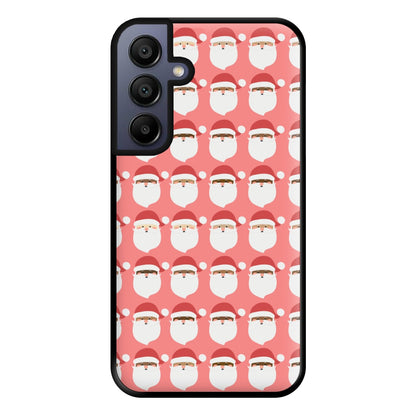 Santa Pattern - Christmas Patterns Phone Case for Galaxy A15