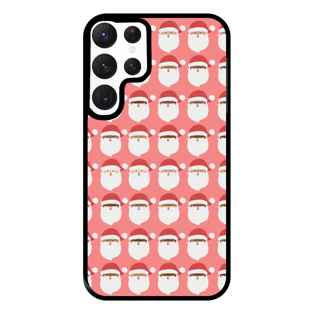 Santa Pattern - Christmas Patterns Phone Case for Galaxy S22 Ultra