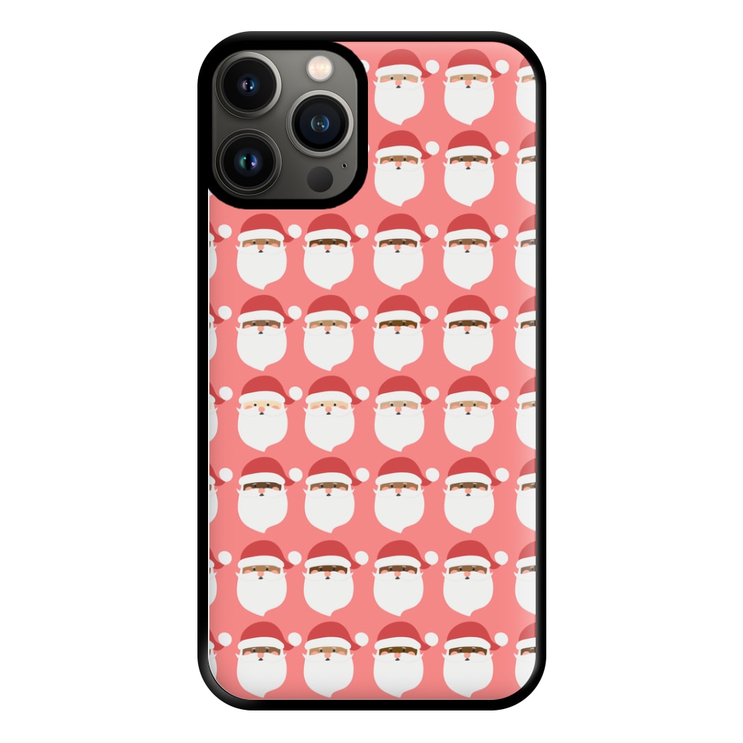 Santa Pattern - Christmas Patterns Phone Case for iPhone 11 Pro Max