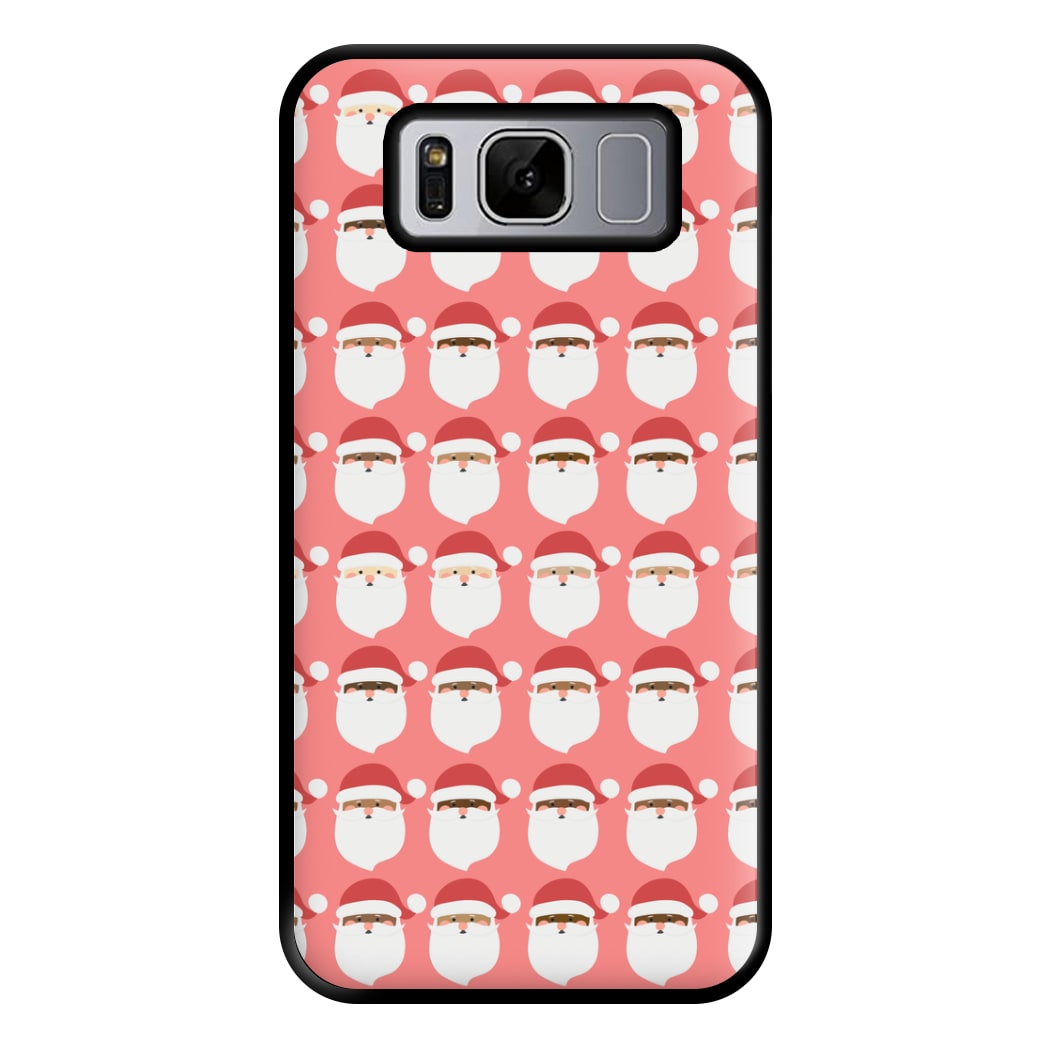 Santa Pattern - Christmas Patterns Phone Case for Galaxy S8 Plus