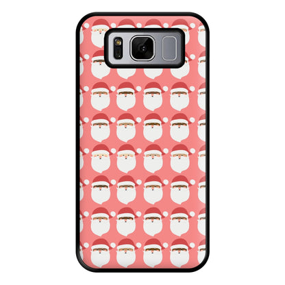 Santa Pattern - Christmas Patterns Phone Case for Galaxy S8 Plus