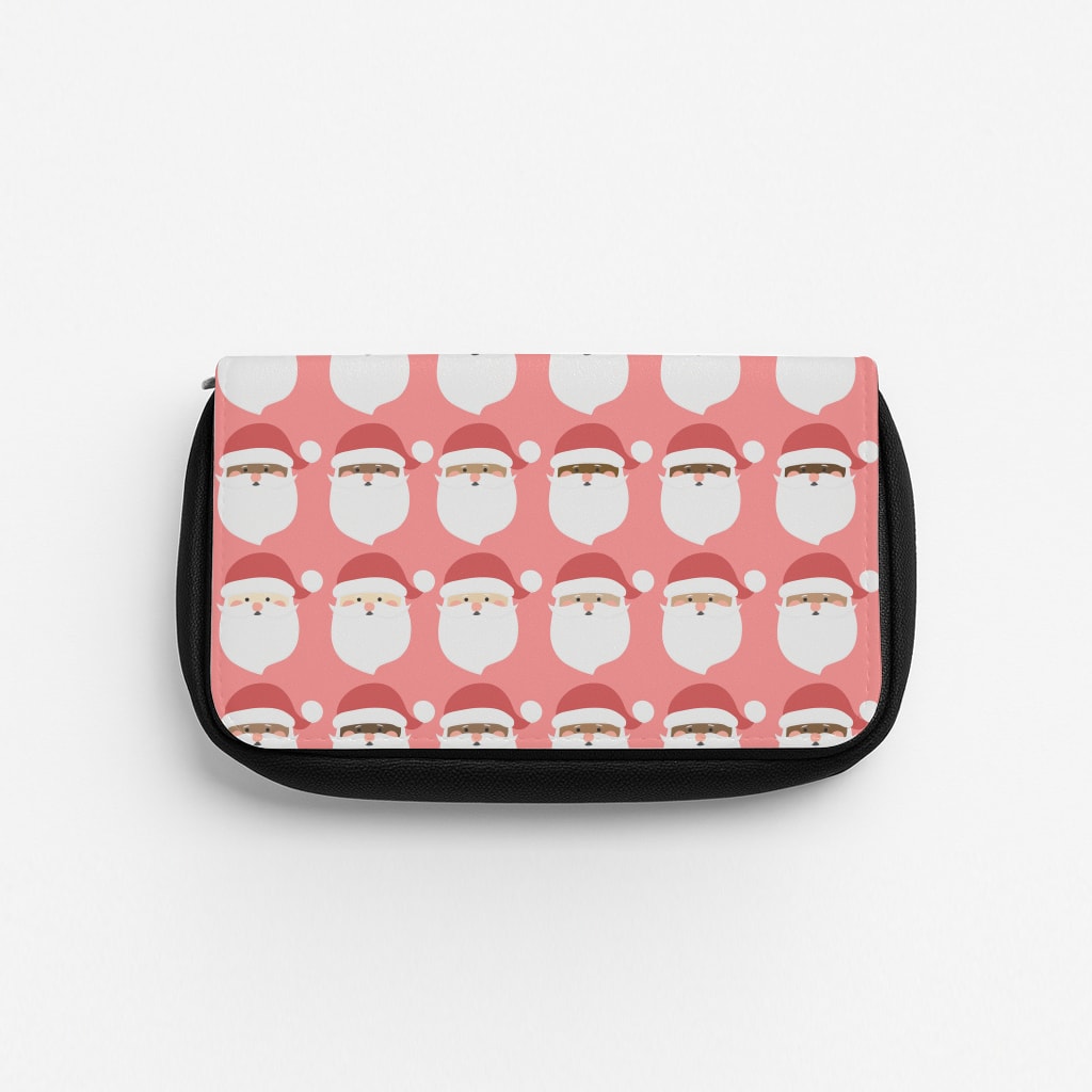 Santa Pattern - Christmas Patterns Pencil Case