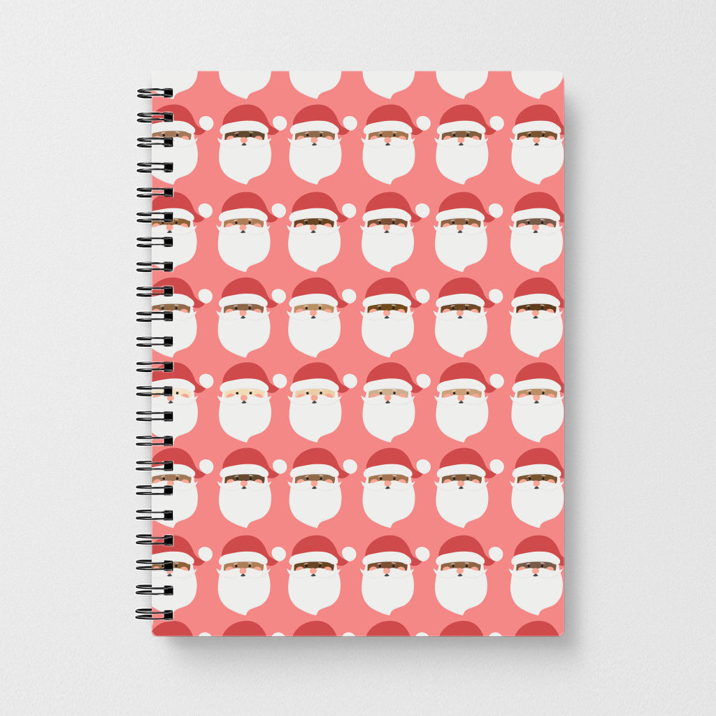 Santa Pattern - Christmas Patterns Notebook